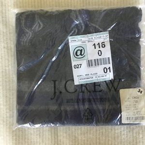 Vintage New J.CREW "Medium Plaid" Wool Scarf. Still In Original Unopened Bag
